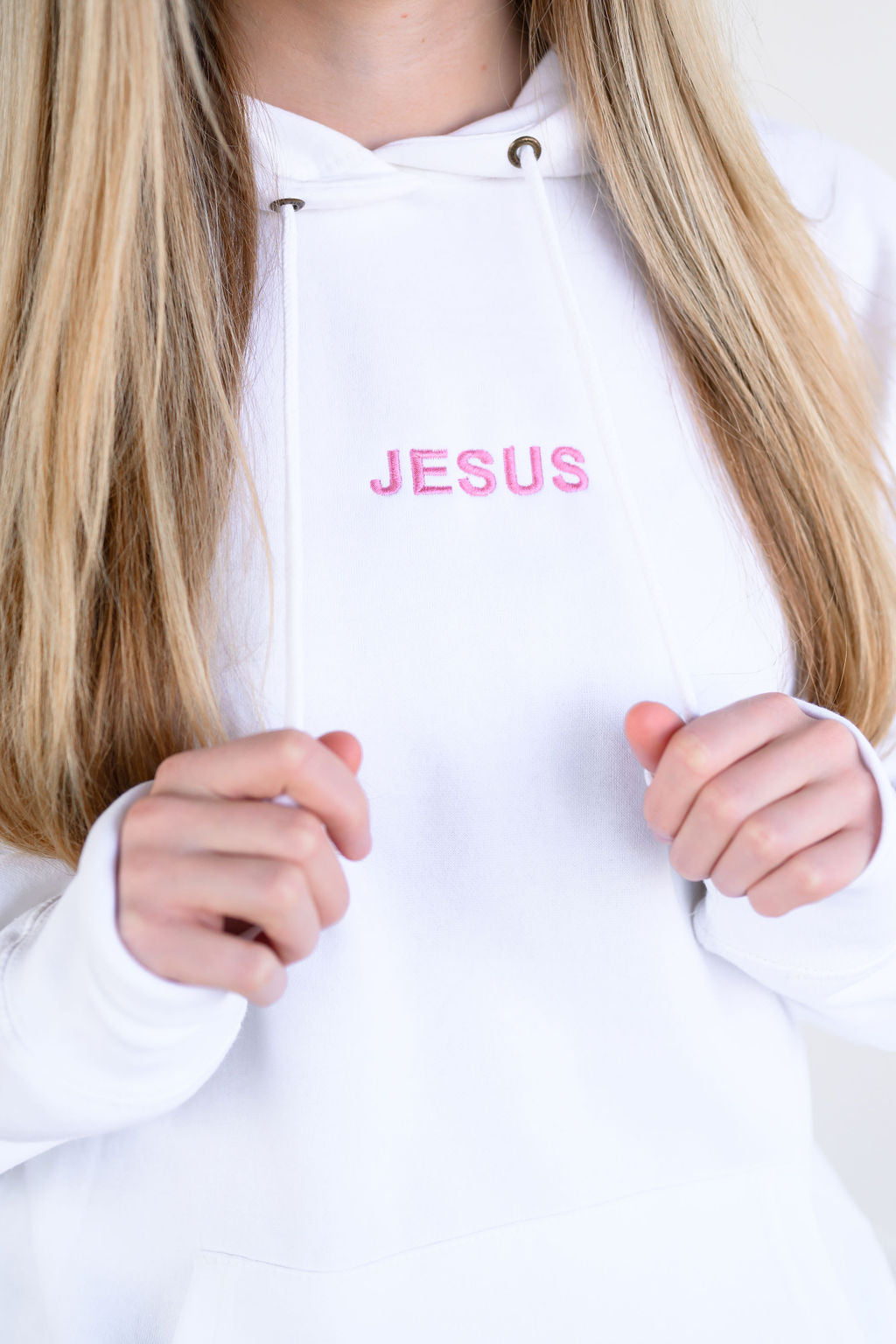 Jesus Hoodie: White